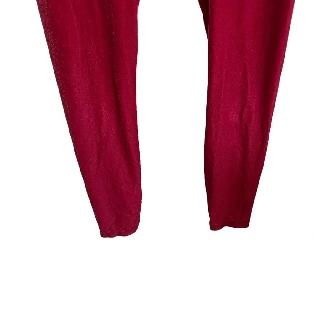 ATHLETA‎ Elation Velvet Tight Leggings and Cropped Workout Top Matching Set